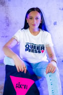 LOVE YOUR LOCAL QUEER PRESS T-shirt (White)