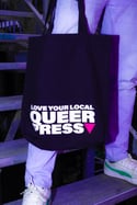 LOVE YOUR LOCAL QUEER PRESS Tote (Black)- WAS €15, NOW ONLY €10.00