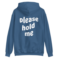 Image 4 of "please hold me" hoodie