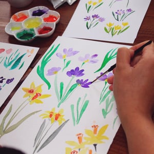 ¨Loose SPRING Florals in Watercolor¨ - Intensive Workshop