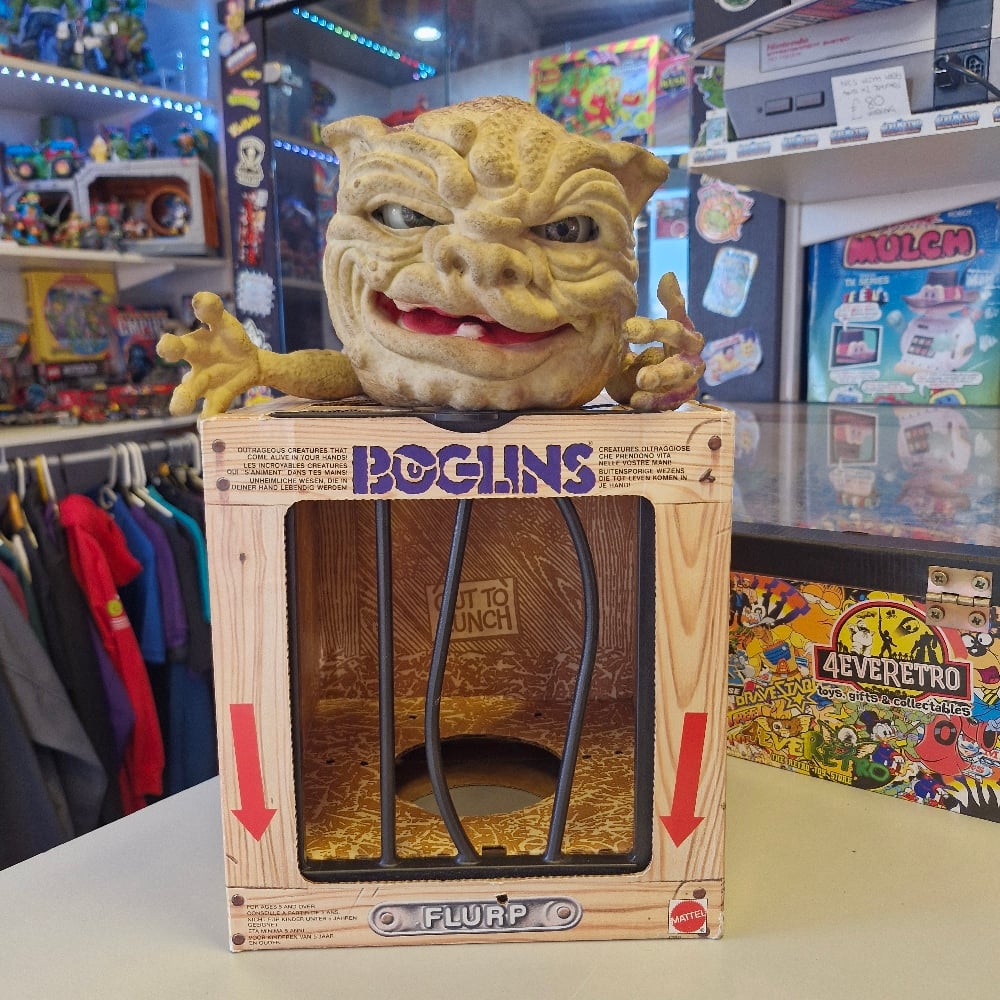 Image of Vintage Boglins Flurp Figure by Mattel 1988 with Original Box