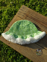 White Widow Crochet Bucket Hat
