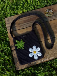 Groovy Ganja Crossbody Crochet Bag 