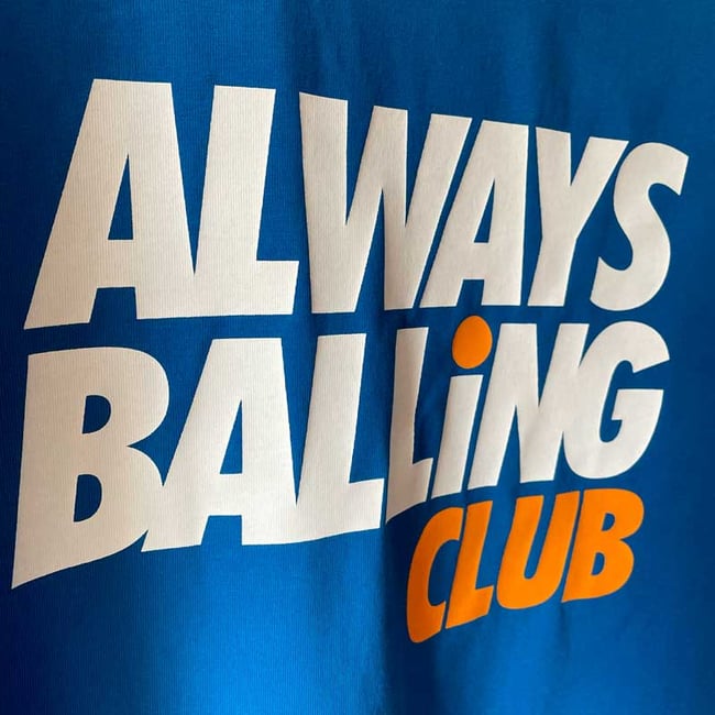 Classic tee: blue (reduced)