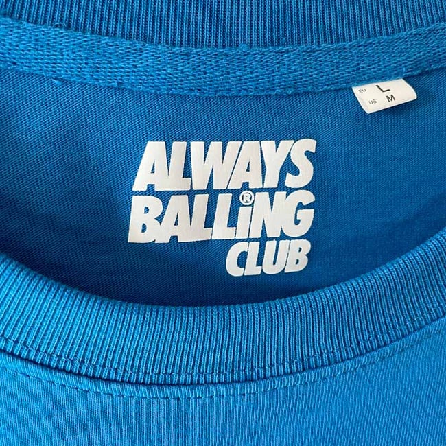 Classic tee: blue (reduced)