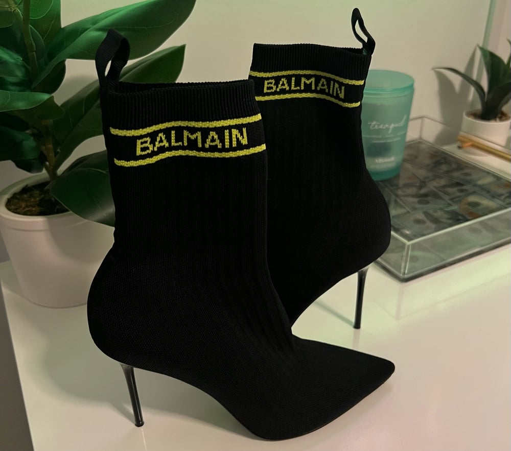 Image of Balmain Skye Knit Boot