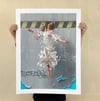 'Exhale' - Hand Embellished (Teal edition) - Artist Proof from sold out edition