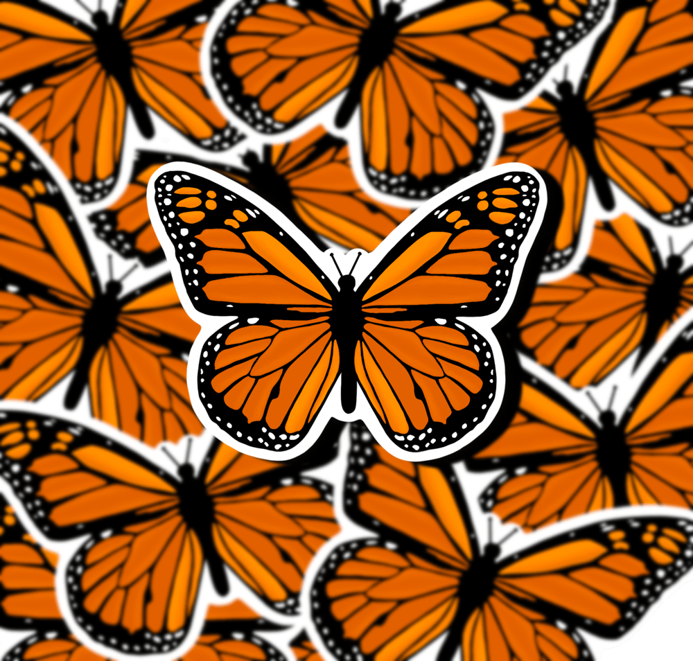 Image of Monarch Butterfly Sticker