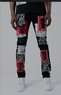Image 2 of Men Graphic Denim