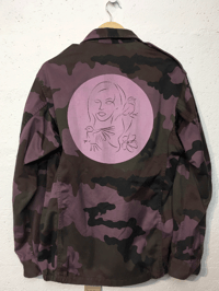Image 2 of VESTE CAMO UPCYCLING PURPLE TAILLE L VISAGE LINES
