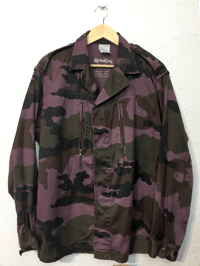 Image 3 of VESTE CAMO UPCYCLING PURPLE TAILLE L VISAGE LINES