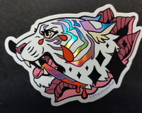 Image 1 of Tiger Holographic Vinyl Sticker