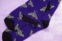 Image 1 of Luna Moth Crew Socks - Medium/One Size Fits Most