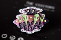 Image 1 of The Visitors - Alien Rainbow Enamel Pin