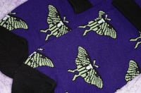 Image 2 of Luna Moth Crew Socks - Medium/One Size Fits Most