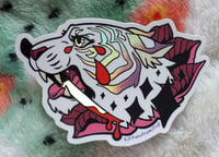 Image 2 of Tiger Holographic Vinyl Sticker