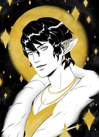 Image 2 of Aymeric and Haurchefant Portrait Prints - 5 x 7