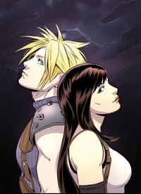 Cloud and Tifa 5 x 7 Print