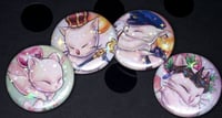 Image 2 of Moogle 1.25'' Holographic Button Set