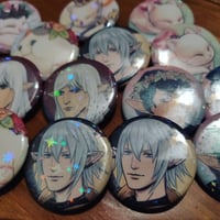 Image 3 of FFXIV 1.25'' Holographic Button Set