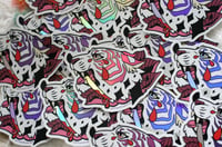 Image 3 of Tiger Holographic Vinyl Sticker