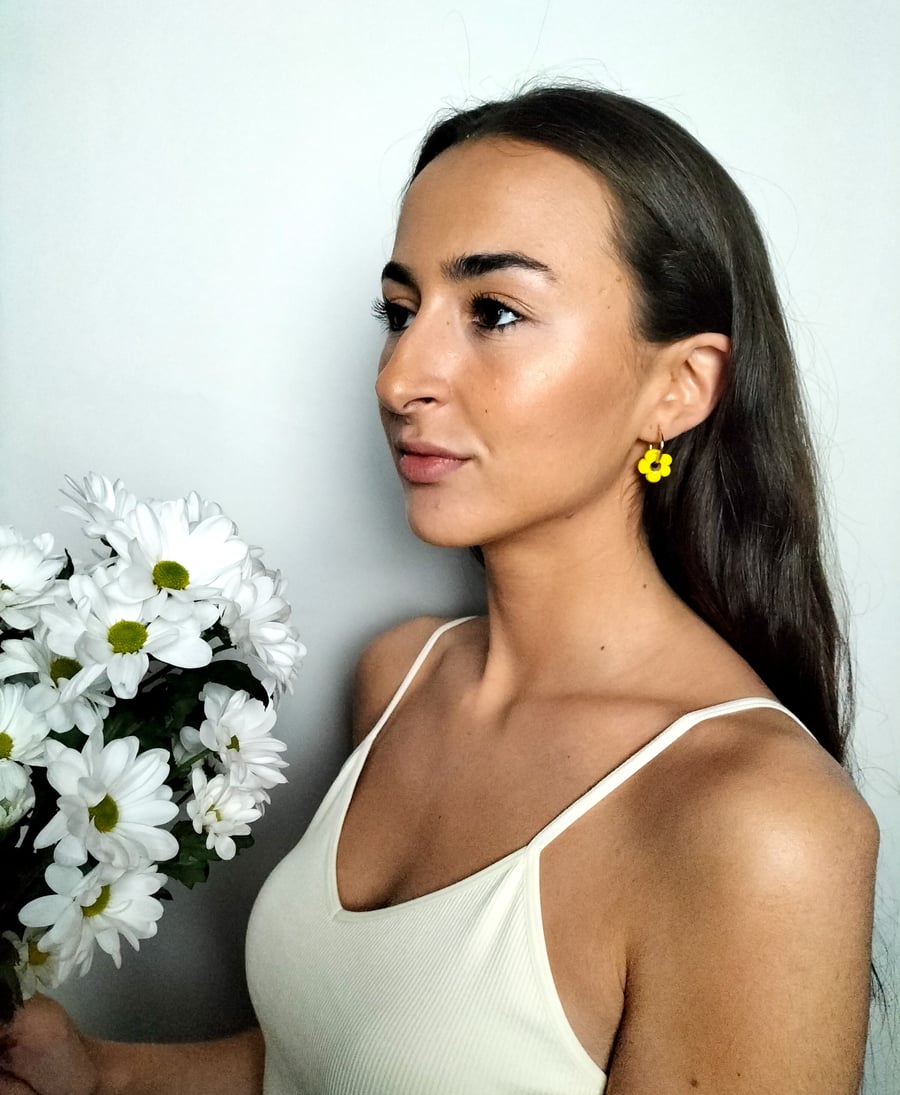 Image of Pendientes DAISY - Amarillo