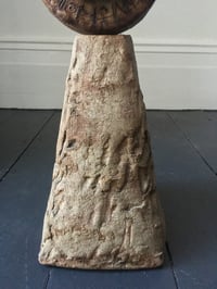 Image 4 of Bernard Rooke Studio Ceramic TOTEM Floor Lamp, England