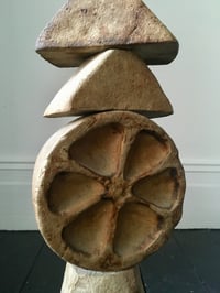 Image 5 of Bernard Rooke Studio Ceramic TOTEM Floor Lamp, England