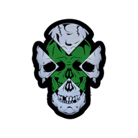 Image 1 of Exploding Skull patch 