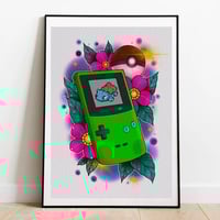 Image 3 of Retro Pokemon prints. Pixel art. Gameboy prints.