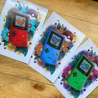 Image 4 of Retro Pokemon prints. Pixel art. Gameboy prints.