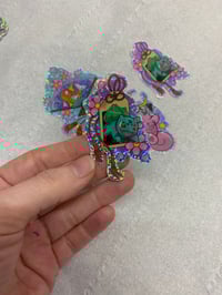 Image 3 of Pokemon Glitter Stickers. Pack of 3. Tattoo style.