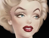 Image 4 of "Marilyn Monroe 'Rose" Fine Art Print