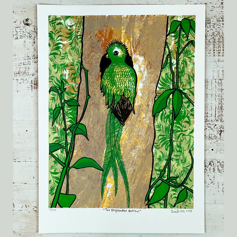 Image of THE RESPLENDENT QUETZAL PRINT