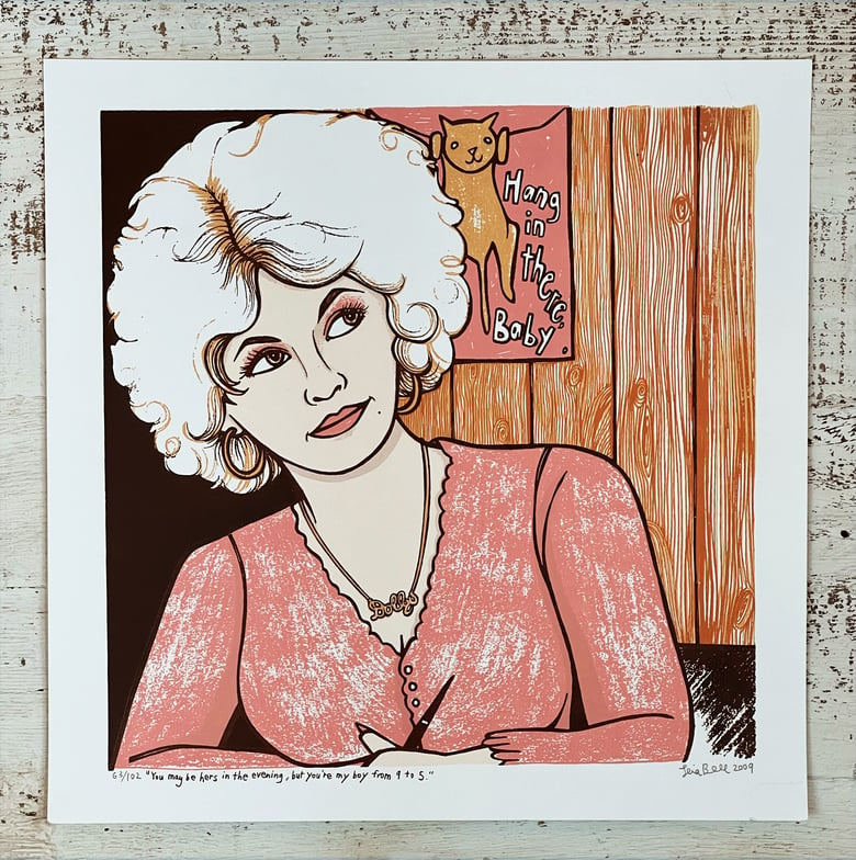 Image of 9 TO 5 DOLLY PARTON PRINT