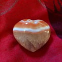 Carnelian Heart Palm Stone
