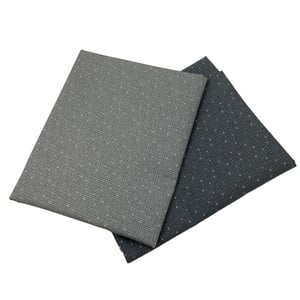 Fandangle Confetti Crosshatch by the Yard - Light Grey on Sale