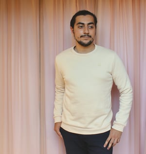 Image of Phuncle Classic Length Jumper - Cream