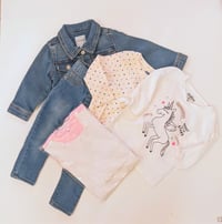 Image 1 of Girls Oshkosh/Cat & Jack Jean Jacket Bundle