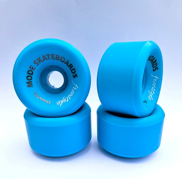 Image of MODE 55mm/99A Freestyle Wheel (cyan blue)