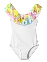 Draped Petal Swimsuit