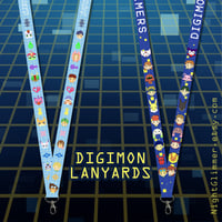 Image 1 of Digimon Lanyard