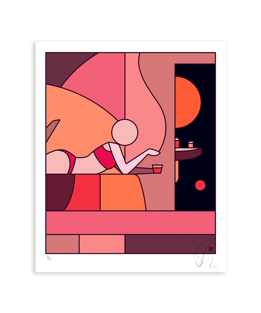 Image of 'ROOM SERVICE' - THE LAST ESCAPE - Print Series