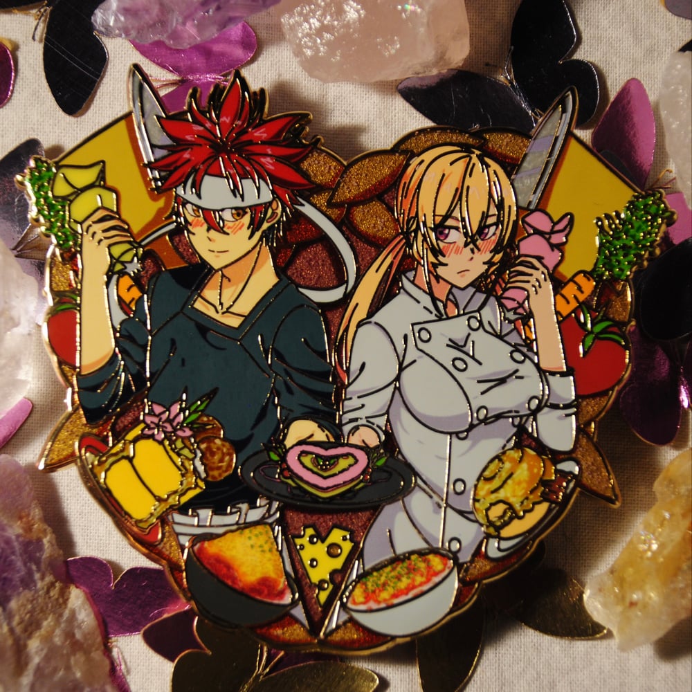 Food Couple Pin