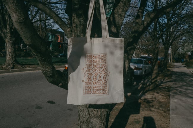 Repeat Logo Tote