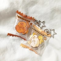 butter and caramel popcorn cat candy shaker charms