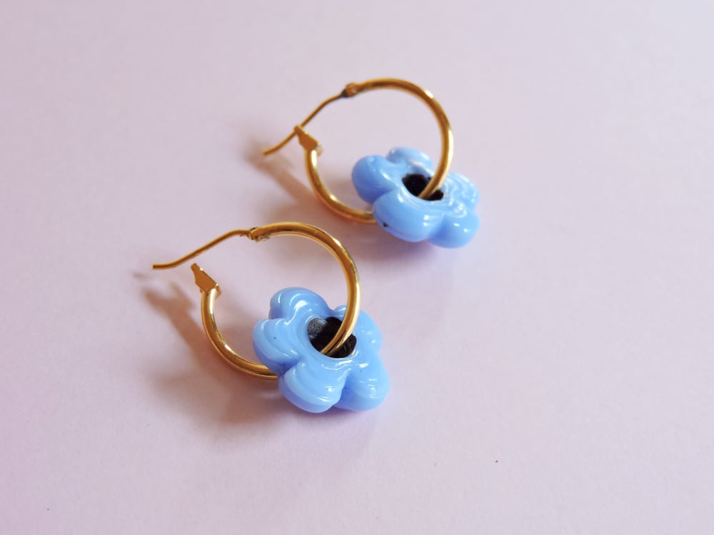 Image of Pendientes DAISY - Azul