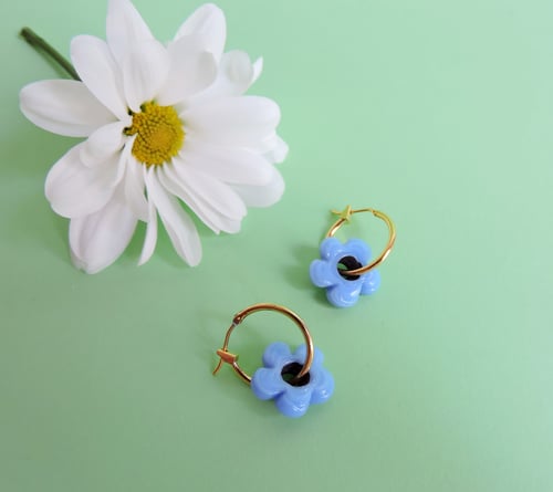Image of Pendientes DAISY - Azul