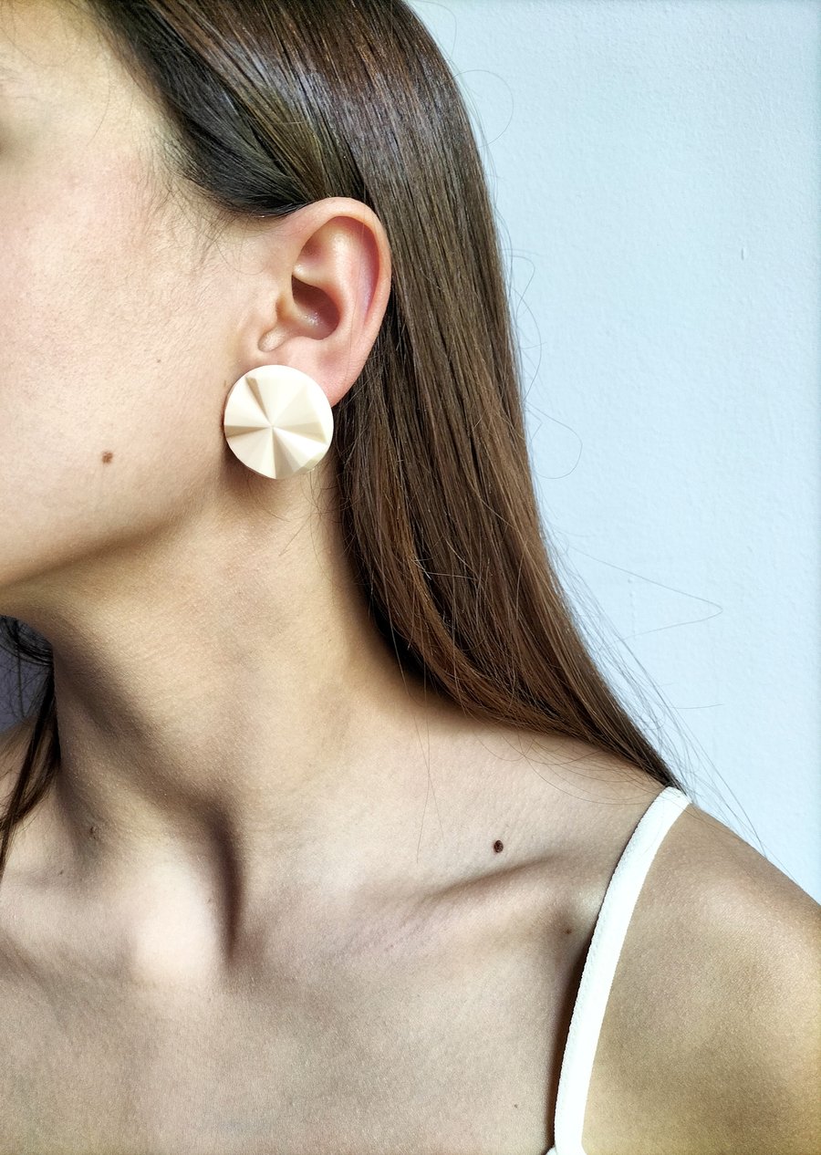 Image of Pendientes JUNO - Blanco roto