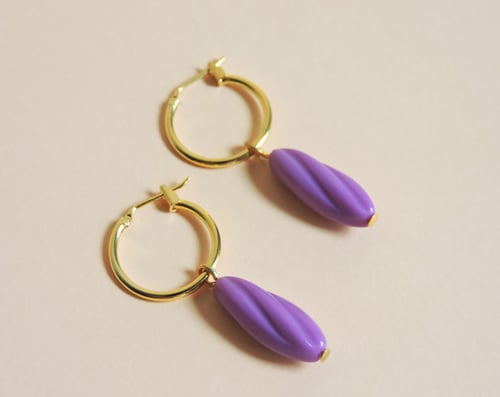 Image of Pendientes FRIDA - Morado
